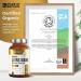 Organic Lions Mane 1800mg Mushroom Supplement - 120 Capsules - 4 Month Supply with Ginkgo Biloba & Black Pepper - VitaBright - Buy Online on GoSupps.com