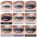 MAEPEOR Liquid Glitter Eyeshadow Set - 9 Long-Lasting Waterproof Colors for Smokey Eyes | Black Grey Silver - Smooth Creamy Texture - Buy Online on GoSupps.com
