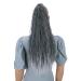 CAISHA 65cm Voluminous Wavy Hair Braid with Velcro Hairpiece - Grey Mix HCW108 - Buy Online on GoSupps.com