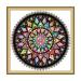 Findvoor Stamped Cross Stitch Kits for Beginners Full Range of Cross Stitching Embroidery Pattern for Kids or Adults  11CT DIY Needlepoint Embroidery Starter Kits-Magic Mandala 17.7 17.7 inch