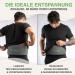 Backlaxx Acupressure Belt for Back Pain Relief | Adjustable Support - Ideal for Home & On-the-Go | Slate Gray - Buy Online on GoSupps.com