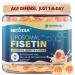 Liposomal Fisetin 200mg & Resveratrol Complex 500mg Liquid Gummies - Longevity & Cell Renewal Support - 98% High Purity Fisetin,Trans-Resveratrol Quercetin Luteolin with Vitamins C & E, 1-A-Day, 60Cts 60 Count (Pack of 1)