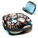 Women's bonds Storage pockets Stillpad Holder Skull Black Mexico Portable Period Kit Bag Feminine product bag for women girls color1