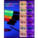 UV Glow Colored Mascara Volume and Length-2Pcs Orange Pink Colorful Neon Mascara for Eyelashes Waterproof Smudge-proof Long Lasting Non Clumping Curling Mascara for Halloween Christmas Parties-03+04 03+04# - Buy Online on GoSupps.com