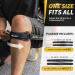 CAMBIVO 2 Pack Patella Tendon Knee Strap Knee Pain Relief Support Brace for Women Men Adjustable Band for Hiking Soccer Basketball Baseball Running Tennis Volleyball Squats Orange - Buy Online on GoSupps.com