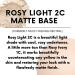 Everyday Minerals Rosy Light 2C Matte Base Foundation - Vegan, Cruelty-Free, Full Coverage for Normal Skin, Cool Undertones - Buy Online on GoSupps.com