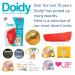 Doidy Cup for Babies & Toddlers - Open Drinking Cup with Unique Sloping Shape & Handles - Ideal for Milk Water & Juice - Perfect for Weaning - Blue - 3 Months+ - Buy Online on GoSupps.com