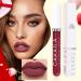 Yueci Matte Lip Gloss Lipstick - Long-Lasting Moisturizing & Waterproof 12H - Non-Stick Non-Fading - 1 ml Pack #06 - Buy Online on GoSupps.com