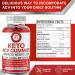 ACV Keto Gummies for Weight Loss - Fat Management with Apple Cider Vinegar - Low Carb & Sugar - Detox Cleanse with Beet Root & B12 - 60 pcs - Buy Online on GoSupps.com