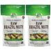 Brazil Nuts Shelled Organic Raw and Unsalted a NOW Real Food Excellent Source of Selenium (10 ounces (284 Grams) Pack of 2