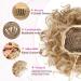REECHO Messy Bun Hair Piece - Large Curly Wave Updo Hairpiece for Women in Dark Golden Blonde - Buy Online on GoSupps.com