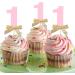 One Pink Cupcake Toppers - Girl 1st Birthday Party Decor Pink Number 1 Bow Cupcake Toppers Baby Shower Anniversary Party Supplies Girls First Birthday Pink Cupcake Topper (One Cupcake Toppers) - Buy Online on GoSupps.com