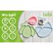 Babi Baby Toddler Large Suction Dog Plate - Non Slip Weaning Plate | 100% Food Grade Silicone | Stay Put Suction Ring for Mess Free Meals | Grey - Buy Online on GoSupps.com