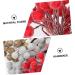 ABOOFAN 12 Pcs Artificial Berries White Berries Christmas Xmas Tree Berries Christmas Red Berries Fake Berry Branch Christmas Berry Stems Christmas Picks Crafts Foam Decorative Tree Holly - Buy Online on GoSupps.com