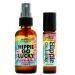 Frankie & Myrrh Hippie Go Lucky 2 Pack | Patchouli Roll-on & Spray | Natural Aromatherapy Combo for Relaxation & Positivity