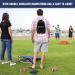 Cornhole Bags Set of 8 - All-Weather Resistant Professional Bean Bags for Tossing Game - Stars/Stripes Design - Includes Tote Bag - Regulation Size - Buy Online on GoSupps.com