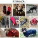 Minezi Dachshund Winter Jacket | Waterproof Dog Coat with Wool Lining & Adjustable Straps | Free-Red M (42-45cm) - Perfect Dog Clothing for Cold Weather - Buy Online on GoSupps.com