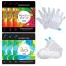 BODIPURE Premium Keratin Gloves and Socks for Hydrating Dull Dry Hands and Cracked Heels  Callus Softening  Nail Strengthening  Skin Brightening and Nourishing  3 Pairs ea. (3+3 Pack)
