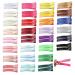 Cinaci 60 pieces/30 pairs of solid 5.1 cm roughly ribbed band to do it yourself fed crocodile hair clips duck beak hair clips toddlers children hair accessories