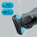 Buy Braun Series 5 CS Razor for Men - Electric Shaver with 3 Flexible Blades & Beard Trimmer | M4500CS Turquoise & 53B Black - International Shipping Available - Buy Online on GoSupps.com