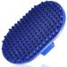 Dog Grooming Brush - Dog Bath Brush - Cat Grooming Brush - Dog Washing Brush - Rubber Dog Brush - Dog Hair Brush - Dog Shedding Brush - Pet Shampoo Brush for Dogs and Cats with Short or Long Hair Blue