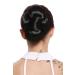 WIG ME UP - O2-1B hairpiece bun hair bun hair knot hair bow bow daisy black