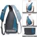 G4Free Navy Blue Breast Pocket Shoulder Sling Backpack - Lightweight Hiking & Cycling Bag for Men & Women - Buy Online on GoSupps.com