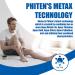 Phiten Metax Massage Cream for Leg, Shoulder, Foot, Back Strain - Joint Support Body Care Cream - Unscented 8.82oz - Buy Online on GoSupps.com