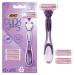 BIC Click 5 Soleil Rechargeable Razor (5 Blades and Pivoting Head) - 1 Razor + 2 Refills