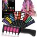 Set of 10 Hair Chalks for Girls Hair Chalk for Children Hair Chalk for Dark Hair for 4 Years to 10 Years Girls Children Gift DIY Cosplay Carnival Christmas Valentine's Day Birthday Parties