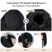 Rosooi 26 Inch Long Black Drawstring Ponytail Extension - Synthetic Curly Wavy Clip In Hair for Women - Ideal for Daily & Party Use (26 Inch Black) - Buy Online on GoSupps.com