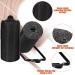 40 Piece Black Sponge Hair Rollers Set with Satin Silk Foam Curlers and Duck Teeth Clips - Hairdressing Styling Essentials - Buy Online on GoSupps.com