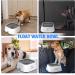 Non-Spill Slow Drink Dog Water Bowl 1L - Gray | Non-Slip Portable Pet Water Bowl for Car Travel | Cat & Puppy Friendly - Buy Online on GoSupps.com