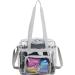 Eastsport Clear Stadium Tote Bag - Gray | Approved for Stadiums | Trendy & Functional Design - Buy Online on GoSupps.com