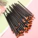 RMISODO 100-Piece Angled Eyebrow & Eyeshadow Brush Set - Professional Soft Cosmetic Brushes for Women - Black - Buy Online on GoSupps.com