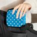 GIAPB Period Bag | Sanitary Napkin Storage & Makeup Pouch | White Dot Blue | 4031 - Buy Online on GoSupps.com