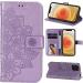 Buy Purple PU Leather Flip Wallet Phone Holder for iPhone 13 | Magnetic Buckle Soft Case & Card Slot - Buy Online on GoSupps.com