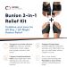 Copper Compression Bunion Corrector Kit - 2 Pair Set for Men and Women | Bunion Relief Cushions and Splint Correctors for Bunions, Toe Relief Sleeve included | Small/Medium Size - Buy Online on GoSupps.com