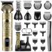 VGR Beard Trimmer Kit for Men Rechargeable Professional 7 in 1 Cordless Hair Clipper 21Pieces Beard Grooming Kit with Hair Clippers Trimmer Foil Shaver for Face Body Nose Mustache 21Pieces Set