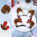 2 Pairs Christmas Hair Clip - Christmas Reindeer Antlers Headdress Cute Reindeer Antlers Ears Hairpins Christmas Party Hair Accessories for Girls Women - Buy Online on GoSupps.com