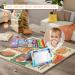 Towwoo Baby Spiegel & Crackling Book | Montessori Sensory Toy for Newborns 0-12 Months - Foldable & Ideal for Exploring Feelings - Buy Online on GoSupps.com