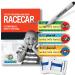 Racecar 6pk SafetyTat Child ID Tattoos includes skin prep wipes and tattoo marking pen