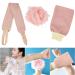 3-Piece Exfoliating Back Scrubber Set for Women - Bath Loofah Sponge, Exfoliating Glove, and Brush for Deep Clean Shower - Buy Online on GoSupps.com