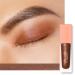 Oulac Liquid Eyeshadow Satin Finish - Multi-Use Brown Eyeshadow & Cream Bronzer | Blendable Smooth Eye Make-up Crease-Resistant Non-Greasy Vegan Cruelty-Free Bronze (SA03)