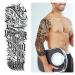 GFHIH Christmas Full Arm Temporary Tattoos for Men and Women - Waterproof & Realistic Sleeve Designs - Long Lasting Holiday Gift - 12 Sheets (L19xW7) - Buy Online on GoSupps.com