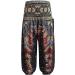 KKmeter Girls Bohemian Harem Pants - Black, Size 8 | Smocked Waist Baggy Yoga Pilates Dance Trousers - Buy Online on GoSupps.com