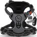 Lovpet No-Pull Dog Harness for Medium Dogs | Breathable & Soft Reflective Design | Adjustable Gray Anthracite Harness with Bag Rolls - Buy Online on GoSupps.com