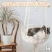 AXIBA Macrame Cat Hammock with Cushion - Hanging Cat Bed for Indoor Cats - Buy Online on GoSupps.com