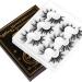 6-Pair 25mm Wispy Volume False Eyelashes Set - Miss Kiss QUEEN | Natural Look Fake Mink Lashes for Women - Soft, Lightweight, and Reusable - Buy Online on GoSupps.com