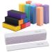 24 Counts 100/180 Grit Nail Files Bulk Fingernail Files and 80/120 Grit Nail Buffers for Natural Nails Acrylic Nails Rectangular Nail Files Set